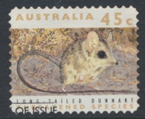 Australia SG 1329 Used perf 11 Dunnart SC# 1243 w/first day issue cancel see ...