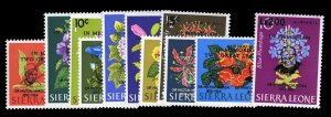 Sierra Leone #300-305, C37-41 (SG 366-376) Cat£30, 1965 Margai and Churchill...