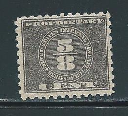 United States RB35 5/8c Numeral single MLH