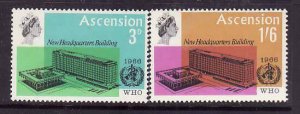 Ascension-Sc#102-3- id7-unused NH QEII Omnibus set-WHO-1966-