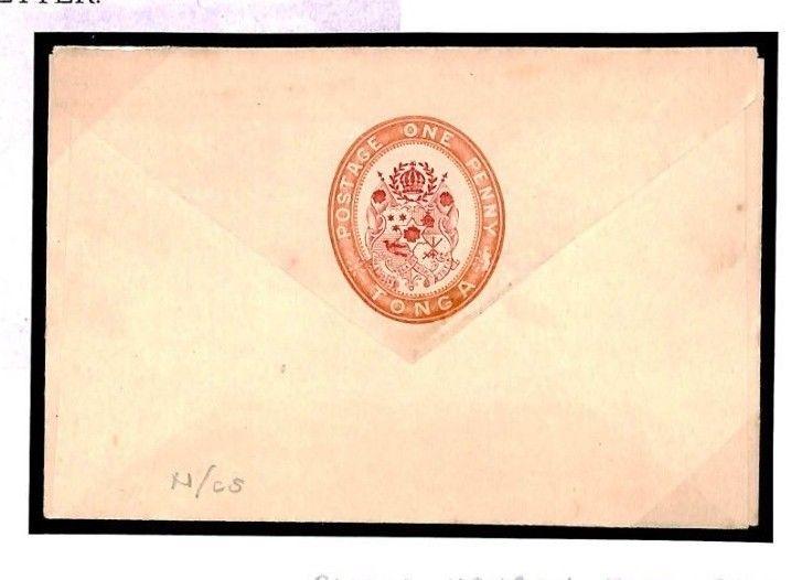 TONGA Unused SCARCE Postal Stationery Envelope {samwells-covers}W152a