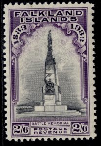 FALKLAND ISLANDS GV SG135, 2s 6d black & violet, M MINT. Cat £250.