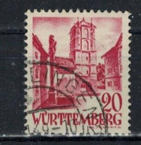 Germany - French Occupation - Wurttemberg - Scott 8N34