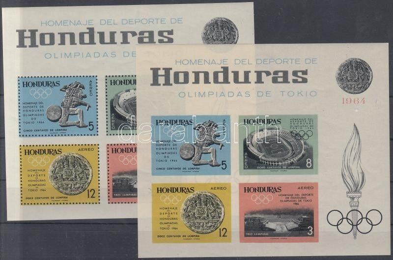 Honduras stamp Tokio olympics+block MNH 1964 Mi 607-615+6A+BWS112191