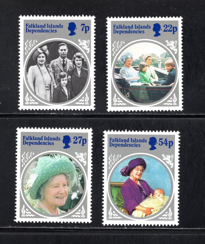 Falkland Islands Dependencies SC #1L92-5  VF, MNH, Queen, CV $4.00 ..... 1930251