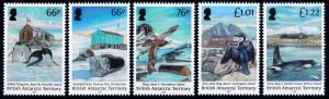 [66832] British Antarctic Territory 2015 Marine Life Orca Penguins Birds  MNH