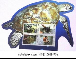 TONGA - 2013 TURTLES FROM THE NATIONAL CULTURAL CENTER MIN/SHT MNH