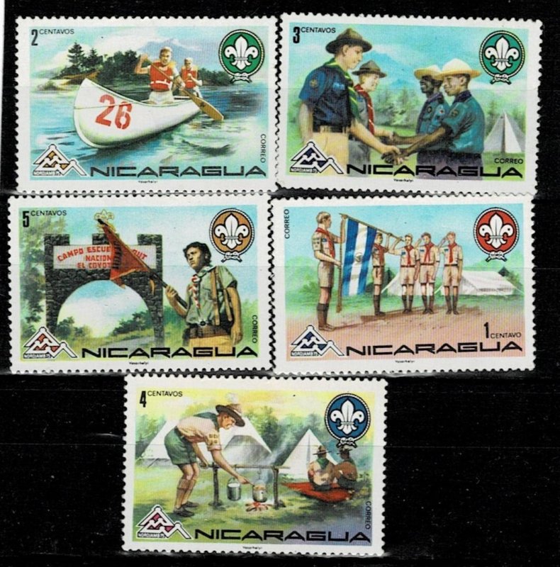 Nicaragua 1978 Boy Scouts Jamboree MH