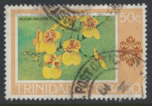 Trinidad & Tobago  SG 491 Used   Orchid    SC# 287 - see scan