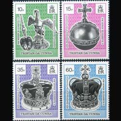 TRISTAN DA CUNHA 1993 - Scott# 524-7 Coronation Set of 4 NH