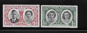 Southern Rhodesia 1947 Visit of the British Royal Family MNH A152