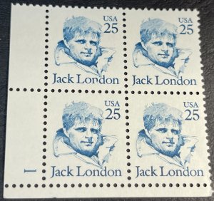 U.S.# 2182-MINT NEVER/HINGED--LL PLATE # BLOCK OF 4(P#1) ----1988