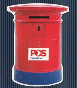 Malaysia 2011 STAMP WEEK - POSTBOXES Postcard Unused