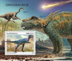 Guinea-Bissau - 2022 Wannanosaurus Dinosaurs - Souvenir Sheet - GB220310b2