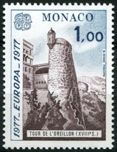 Monaco Sc#1067 MNH, 1f multi, Europa (C.E.P.T.) 1977 - Landscapes (1977)