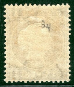 GAMBIA QV Classic Stamp SG.32d 6d Olive-Green (1887) Mint VLMM Cat £80+ YBLUE39