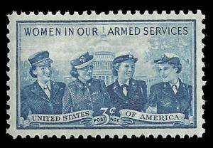 # 1013 MINT NEVER HINGED SERVICE WOMEN VF+