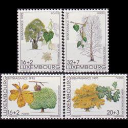 LUXEMBOURG 1995 - Scott# B396-9 Trees Set of 4 NH