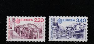 Andorra (French Administration)  Scott#  352-353  (1987 Europa)