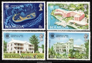 Bermuda Scott 402-405 Mint never hinged.