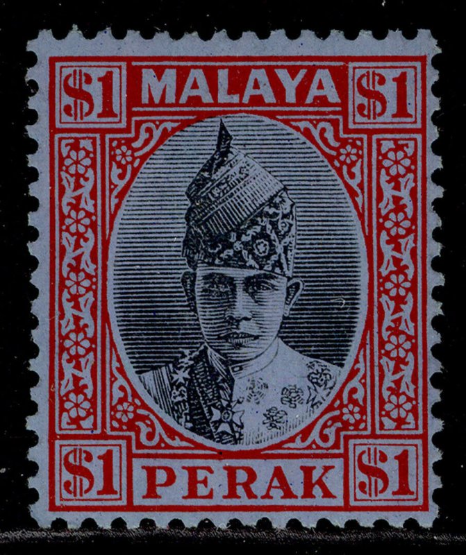 MALAYSIA - Perak GVI SG119, $1 black & red/blue, M MINT. Cat £150.