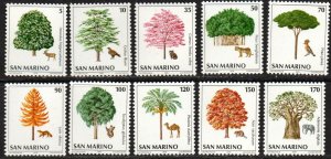 San Marino Sc #961-970 Mint Hinged