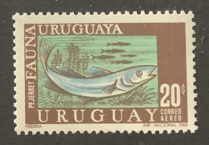 Uruguay 1968 Scott C336 MH - 20$, Uruguayan Marine Fauna, Fish