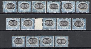 1931 SAN MARINO, Segnatasse, n. 32/46 - Mask - MNH**