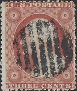 US Scott #26A 3 Cent 1857-61 George Washington Stamp