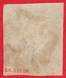 GBR SC #1 U (C,H) 1840 Queen Victoria black MC cancel 4 margins CV $425.00