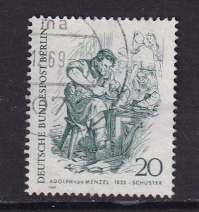 Germany  Berlin   #9N271  used  1969  Berliners 19th century 20pf