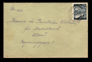 Austria SC# 470 On Cover to Vienna - L11406