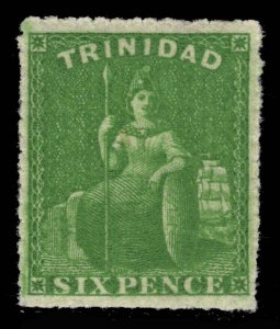 MOMEN: TRINIDAD STAMPS SG #43a 1859 MINT OG H XF £160 LOT #69016*