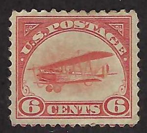 US Airmail Scott #C1 Mint NH Gum Disturbance VF