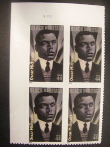 Scott 4464, 44c Oscar Micheaux, Black Heritage, PB4 #V1111 UL, MNH Beauty