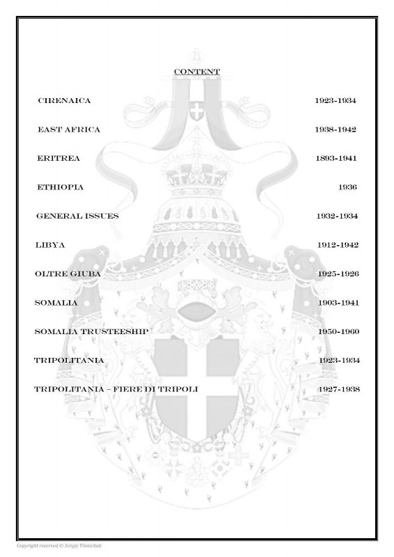 Italian Colonies and Territories 1893-1960 PDF(DIGITAL) STAMP ALBUM PAGES