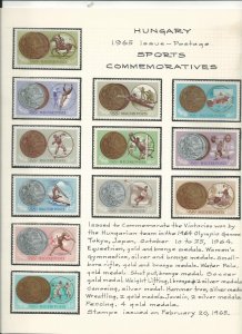 Worldwide Collection of Sports Topicals on 16 Pages, Mint Sets & FDC's