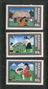 Marshall Islands #157-9 Mint