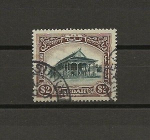 MALAYA/KEDAH 1921/32 SG 38W USED Cat £95