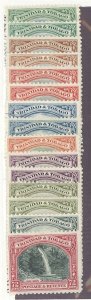 Trinidad & Tobago #34-42 Unused Single (Complete Set)