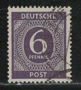 Germany AM Post Scott # 535, used, variation color