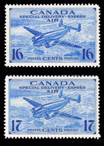 Canada 1942-42 Sc CE1-2 MLH Airmail Special Delivery