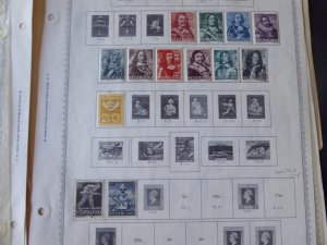 Netherlands and Colonies 1913-1914 Stamp Collection on Album Pages​