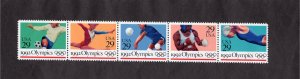 2637-2641 Summer Olympics, MNH strip/5