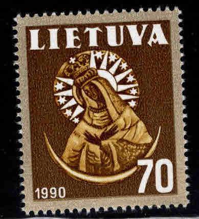 LITHUANIA Scott 391 MNH** 1991 Madonna stamp