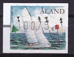 Aland 2010 -Vending  machine Stamp  MNH