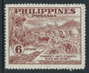 Philippines, Sc #555, 6c Used