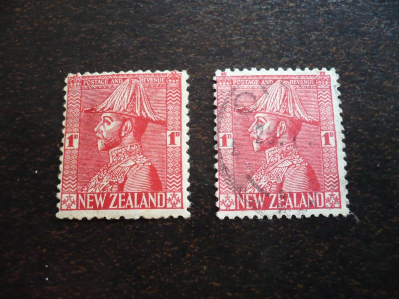 Stamps - New Zealand - Scott# 184 - Mint Hinged & Used Partial Set of 1 Stamp