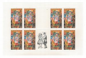 Slovakia 1998 MNH Mini Sheet Stamps Scott 302 Europa CEPT Folklore Festivals