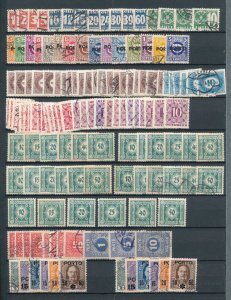 Austria Postage Dues 1890s/1940s Used MH MNH (Apx 400) DW408